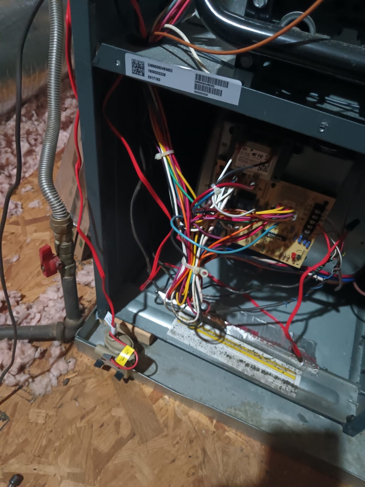 Furnace control board wiring and diagnosis